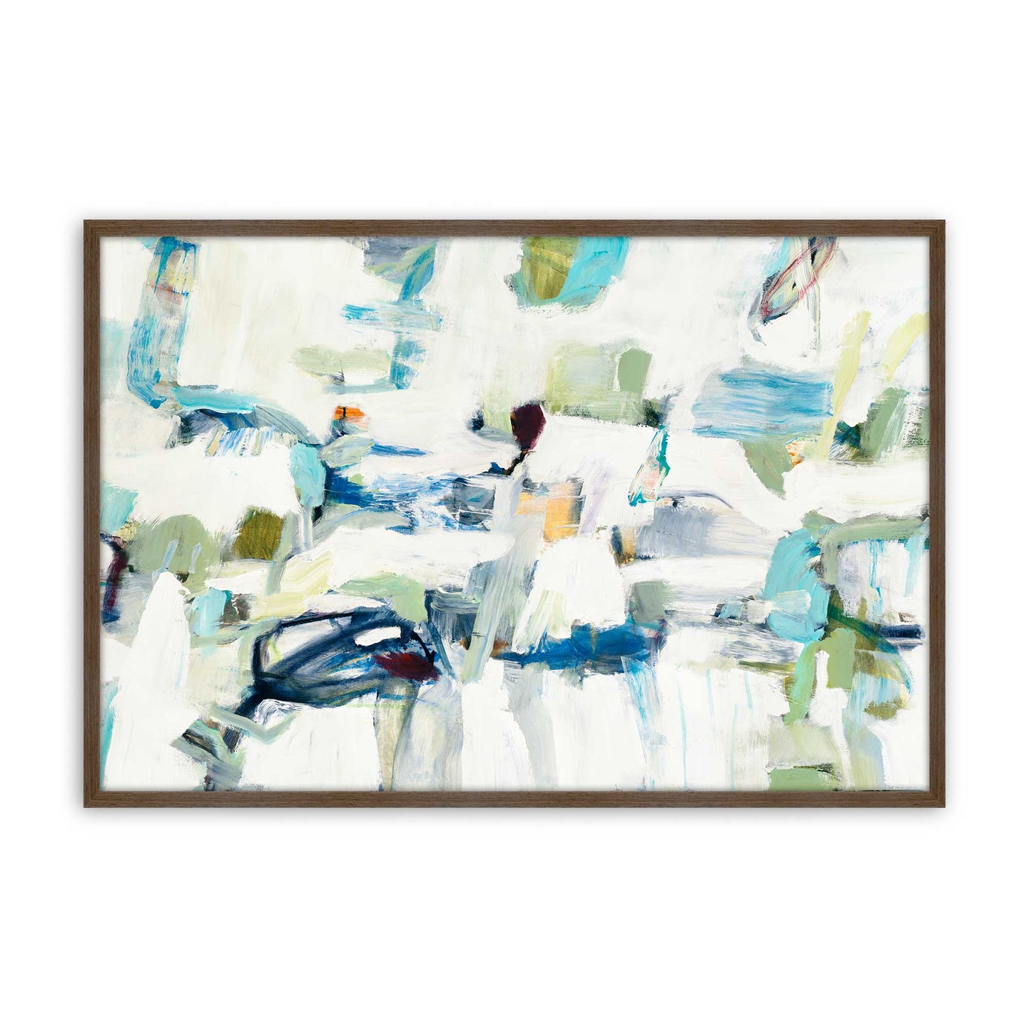 [Color:Walnut], Picture of art in a Walnut frame