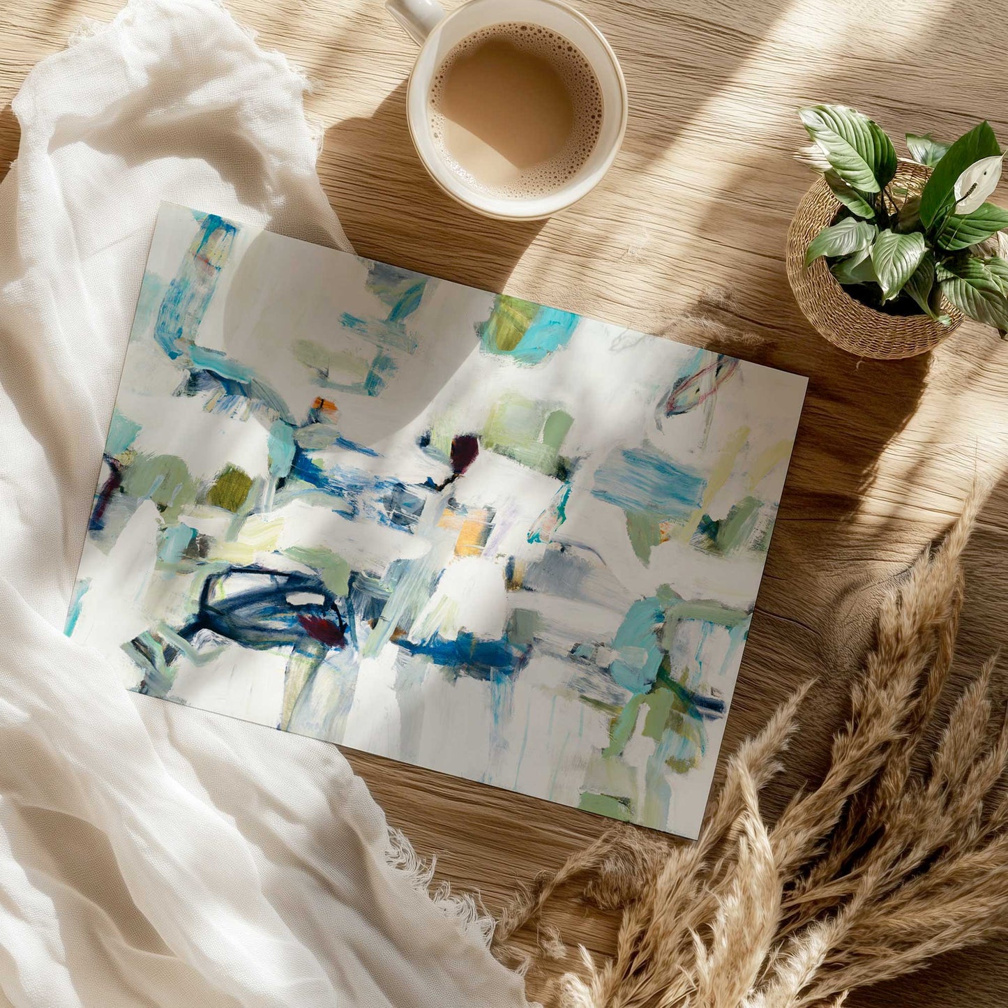 [Color:Rolled Print], Picture of close up of art
