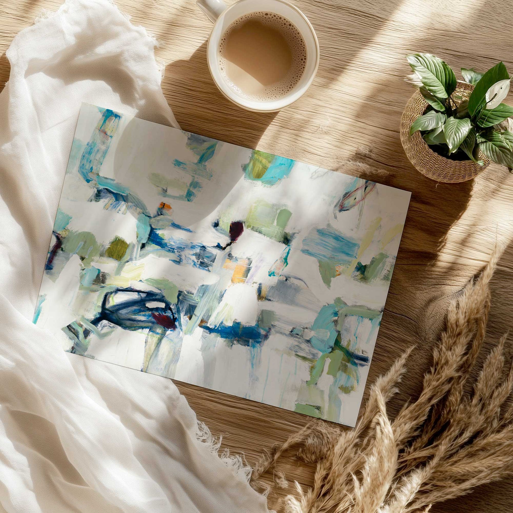 [Color:Rolled Print], Picture of close up of art