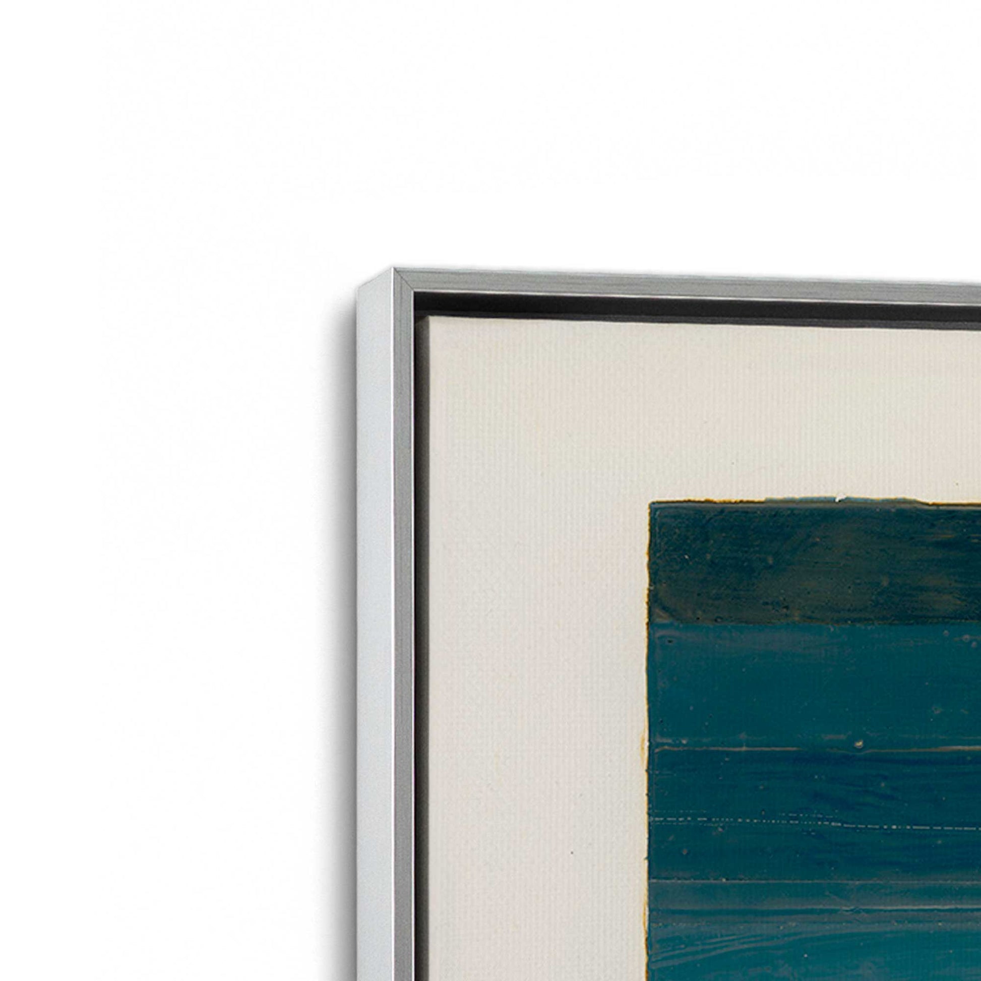 [Color:Polished Chrome], Picture of art in a Polished Chrome frame at an angle