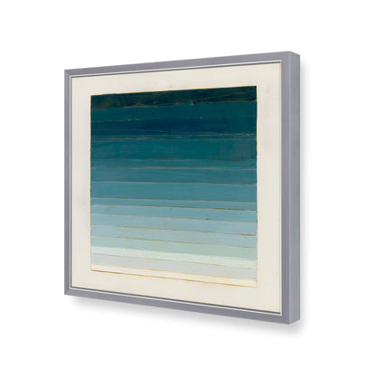 [Color:Polished Chrome], Picture of art in a Polished Chrome frame of the corner