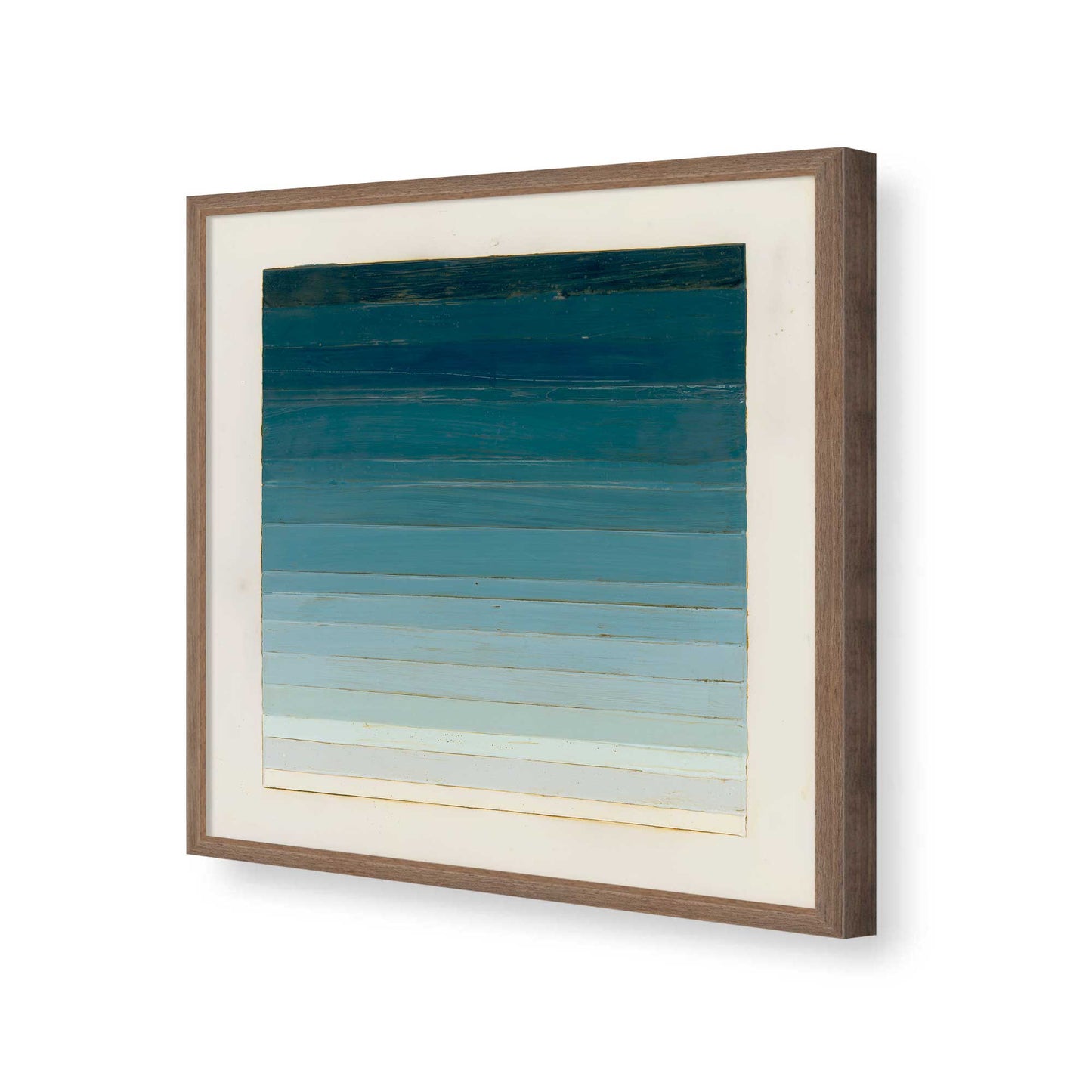 [Color:Walnut], Picture of art in a Walnut frame of the corner