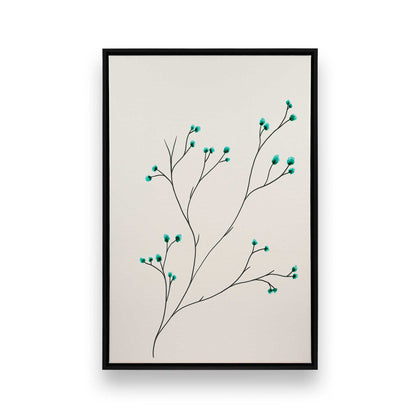 [Color:Satin Black], Picture of art in a Satin Black frame