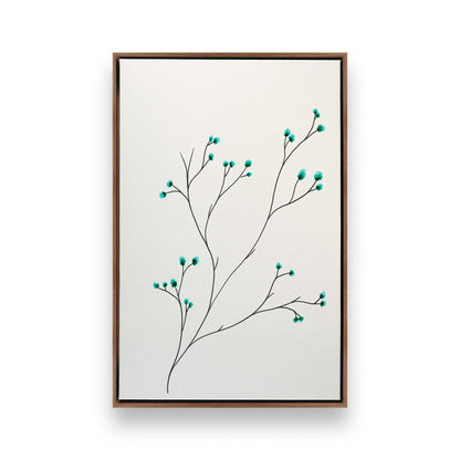[Color:Walnut], Picture of art in a Walnut frame