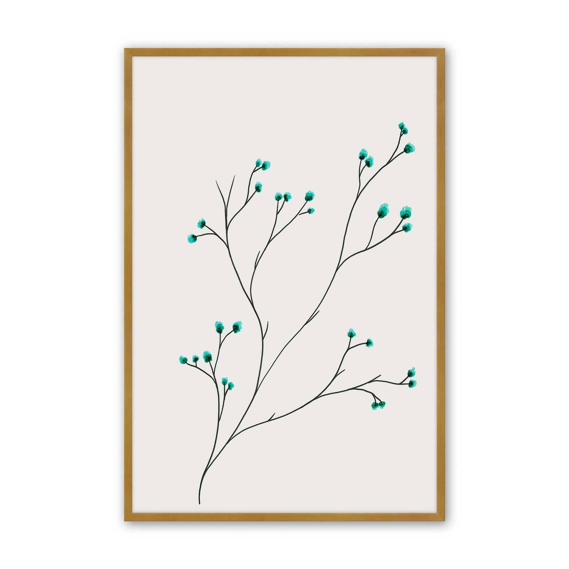 [Color:Polished Gold], Picture of art in a Polished Gold frame