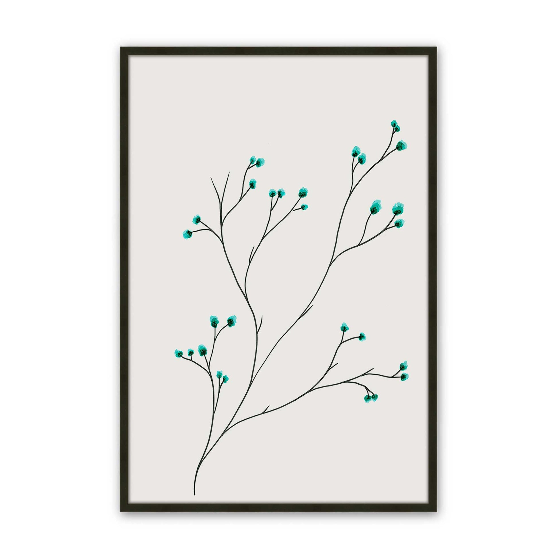 [Color:Satin Black], Picture of art in a Satin Black frame
