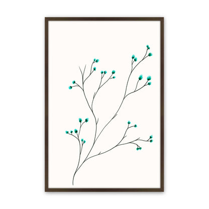 [Color:Brown], Picture of art in a Brown frame