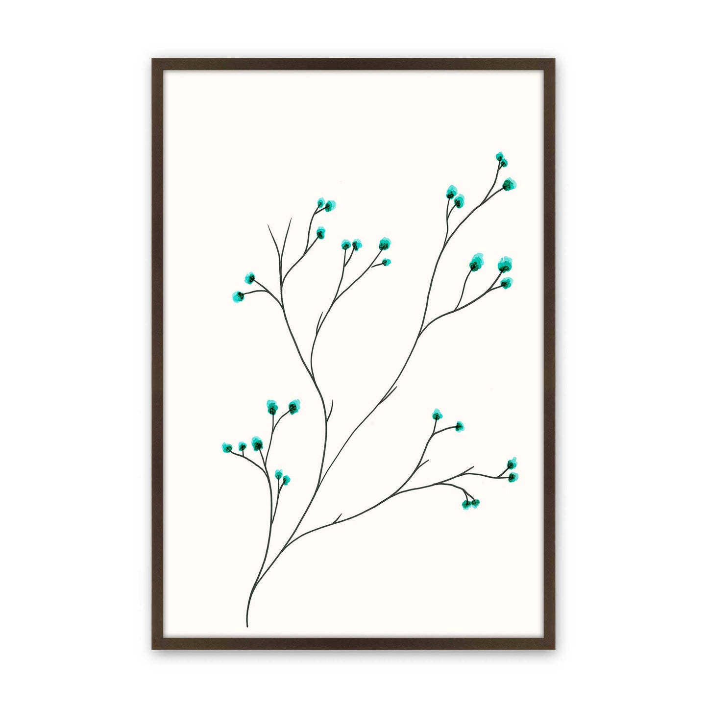 [Color:Belvinder Brown], Picture of art in a Belvinder Brown frame