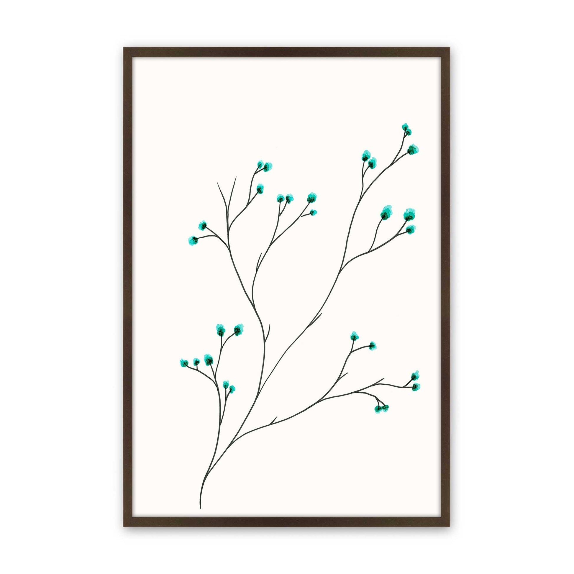 [Color:Belvinder Brown], Picture of art in a Belvinder Brown frame
