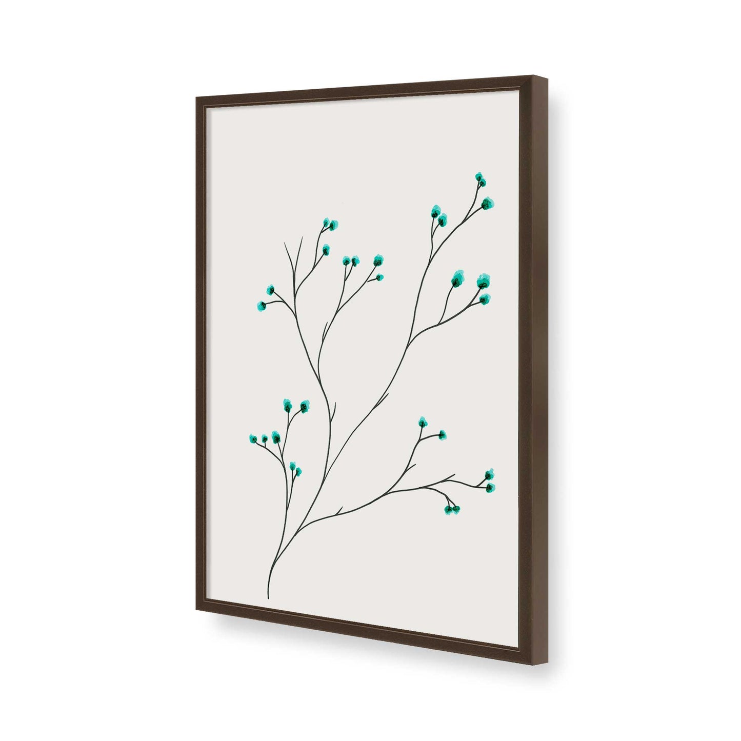[Color:Belvinder Brown], Picture of art in a Belvinder Brown frame of the corner