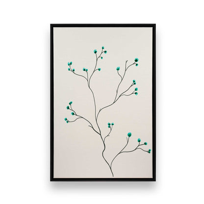 [Color:Satin Black], Picture of art in a Satin Black frame