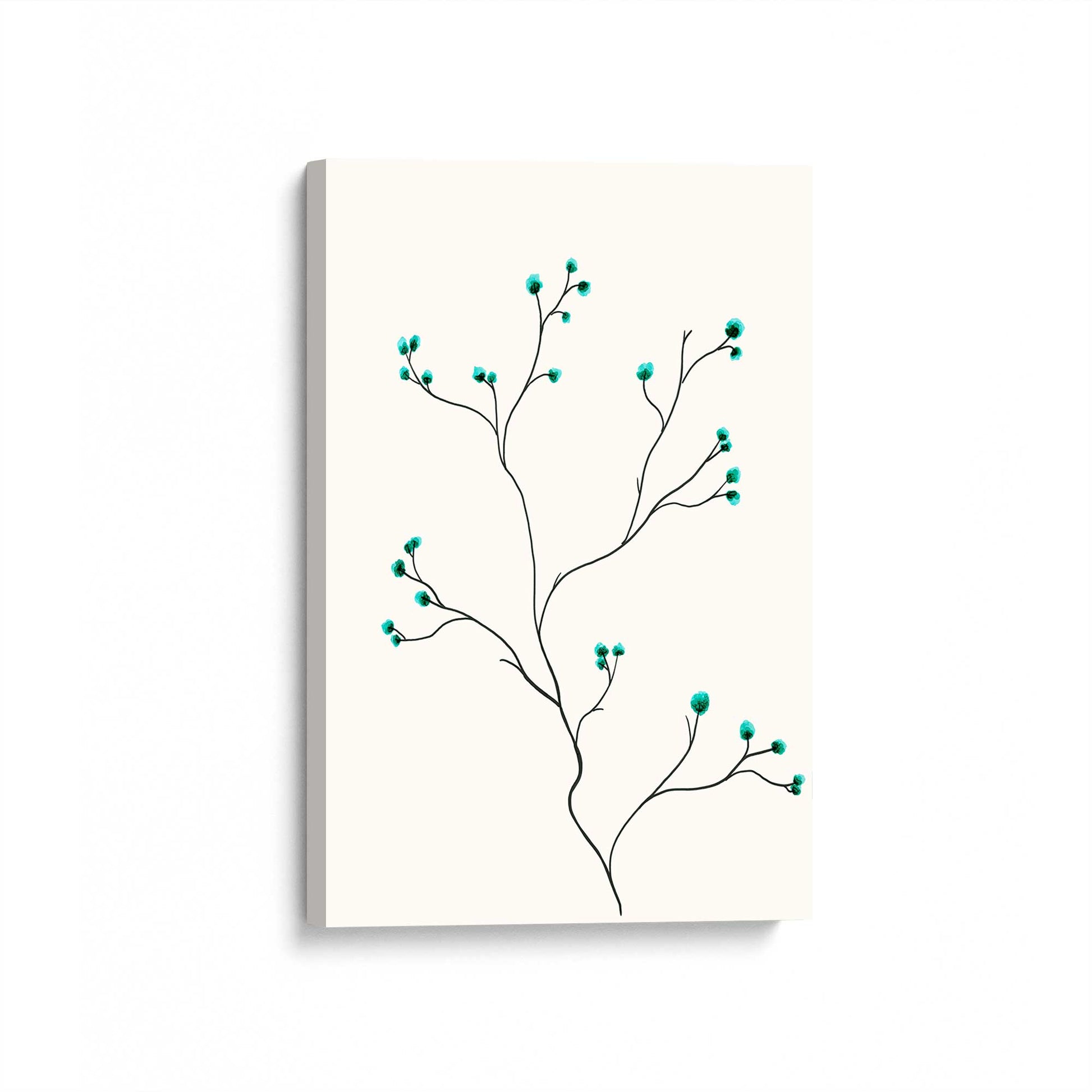 [Color:Stretched Canvas], Picture of art at an angle