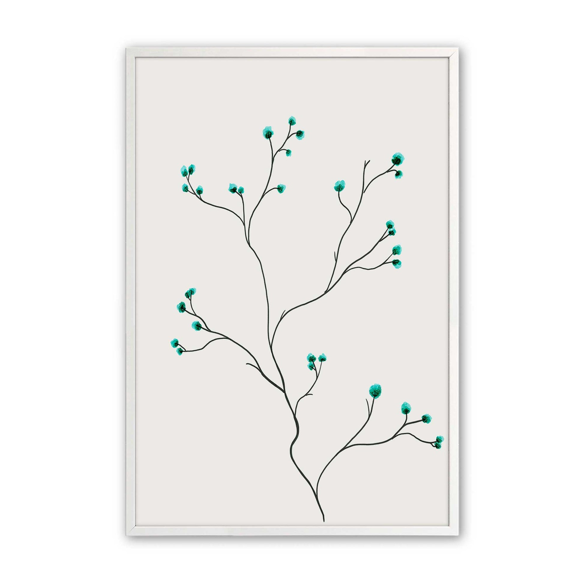 [Color:Opaque White], Picture of art in a Opaque White frame