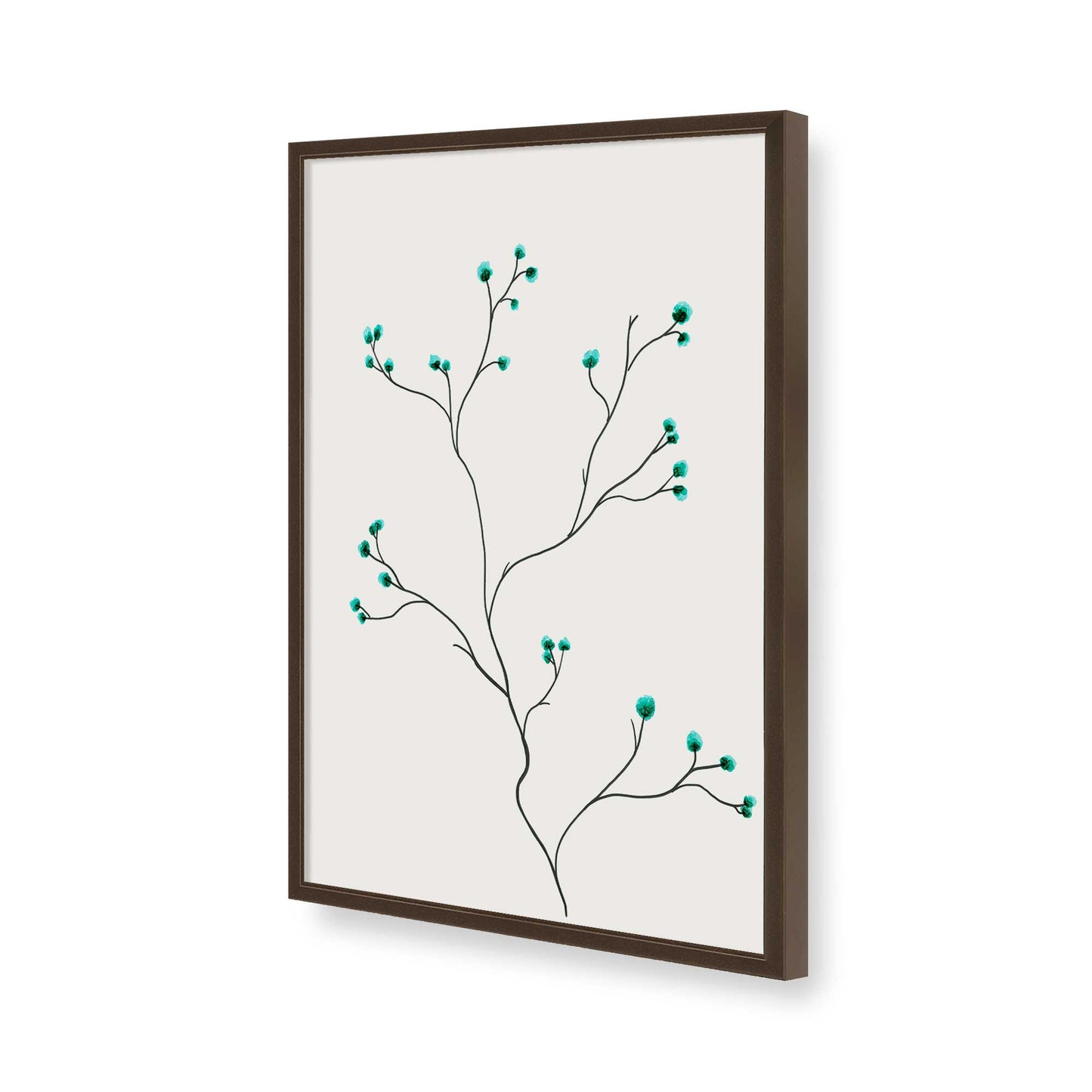[Color:Belvinder Brown], Picture of art in a Belvinder Brown frame of the corner