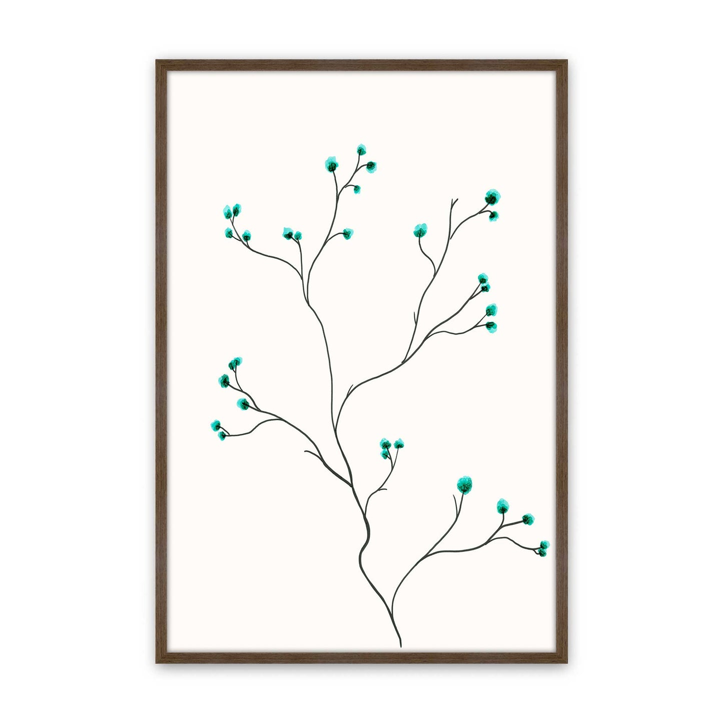 [Color:Walnut], Picture of art in a Walnut frame