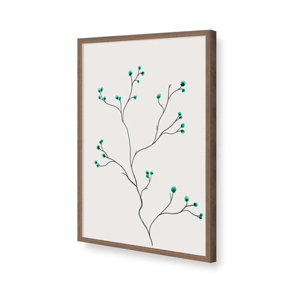 [Color:Walnut], Picture of art in a Walnut frame of the corner