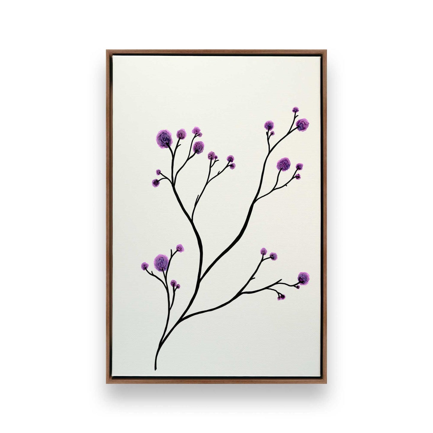 [Color:Walnut], Picture of art in a Walnut frame