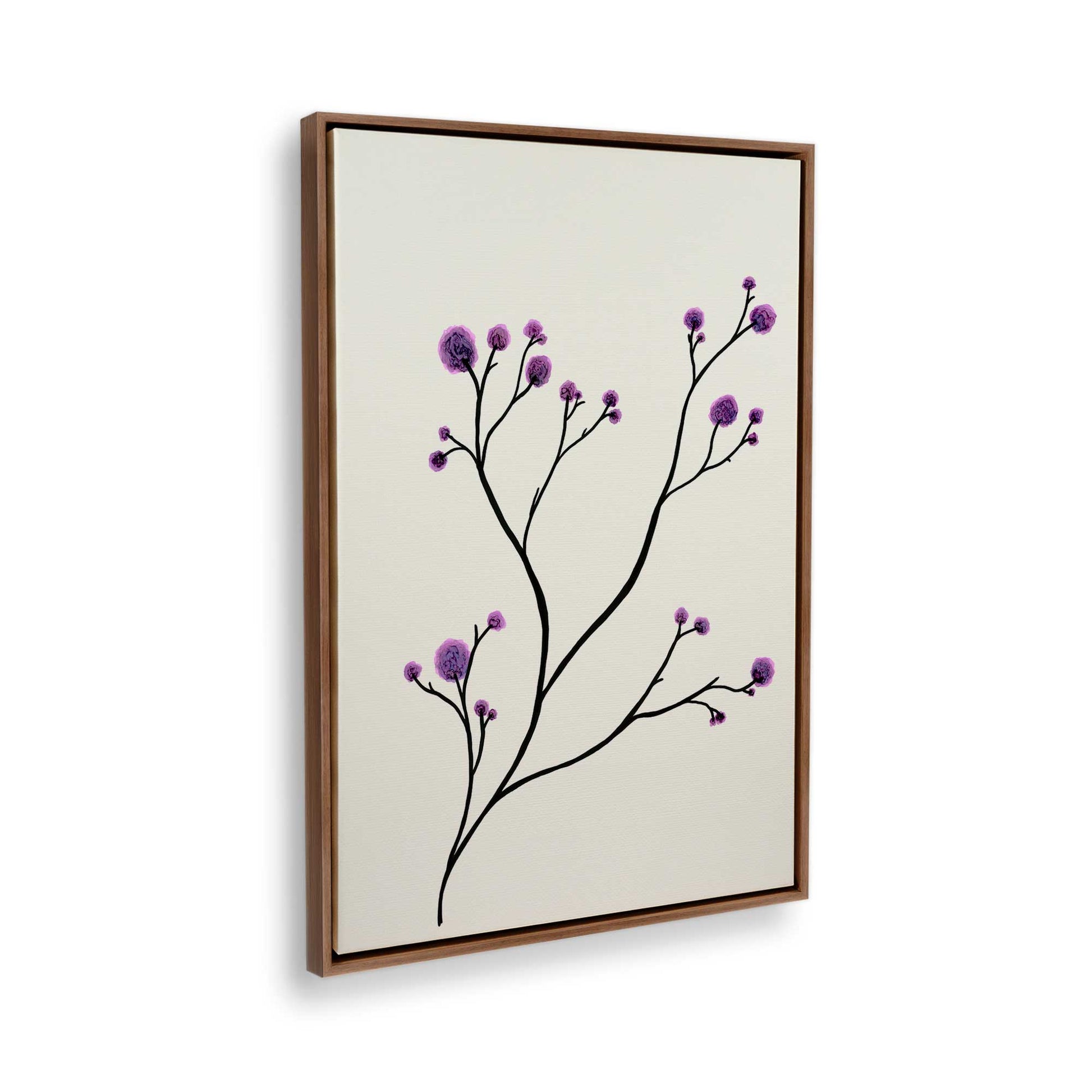 [Color:Walnut], Picture of the corner of the art