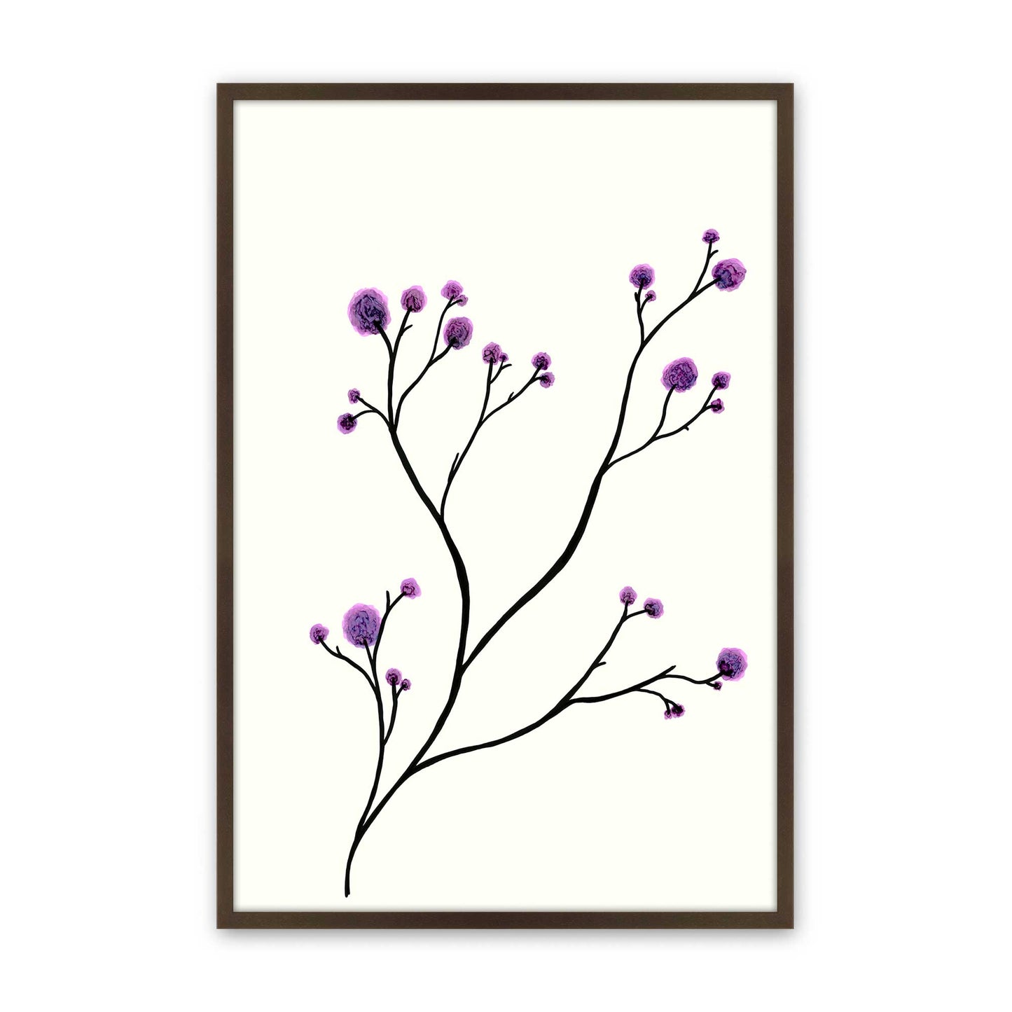 [Color:Belvinder Brown], Picture of art in a Belvinder Brown frame