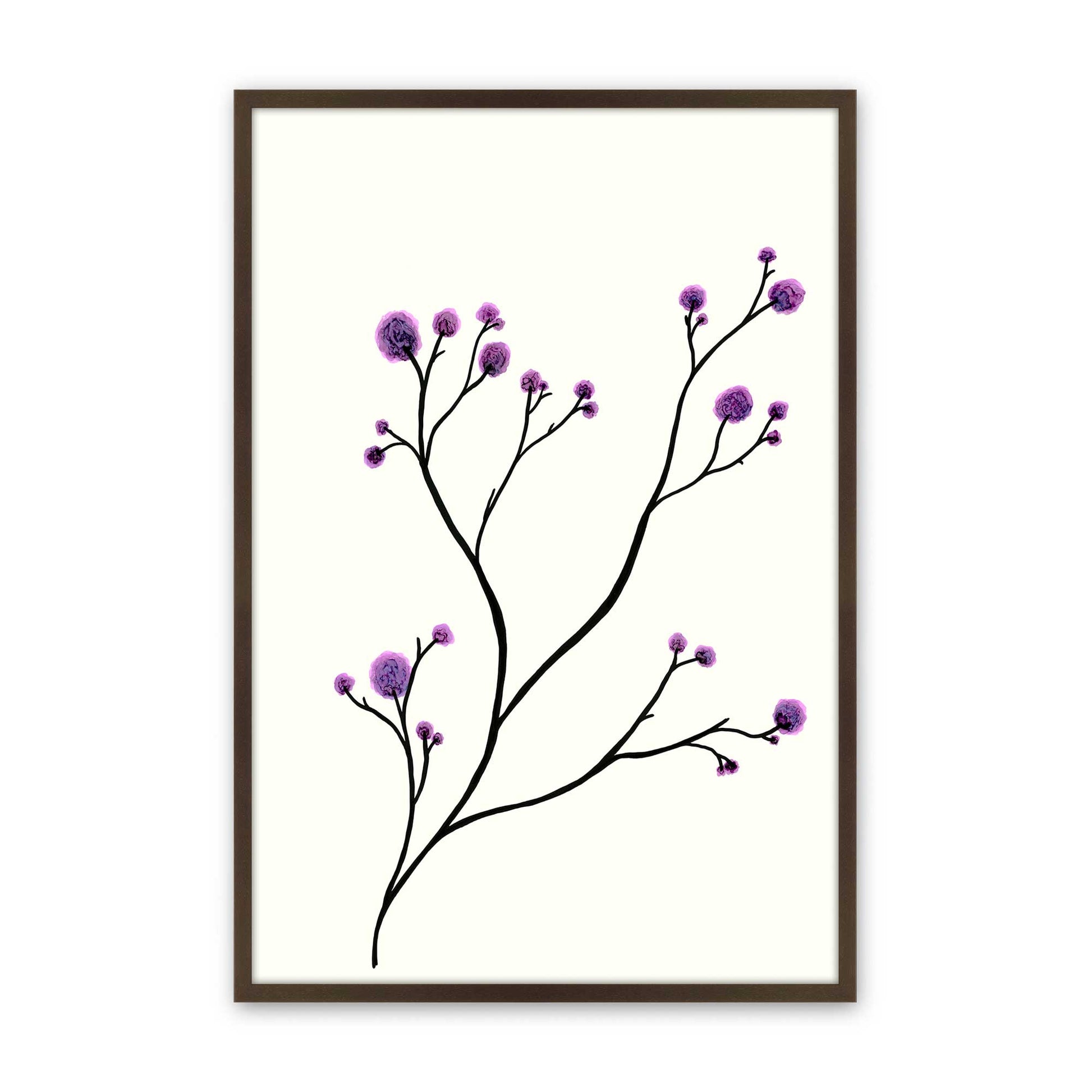 [Color:Belvinder Brown], Picture of art in a Belvinder Brown frame