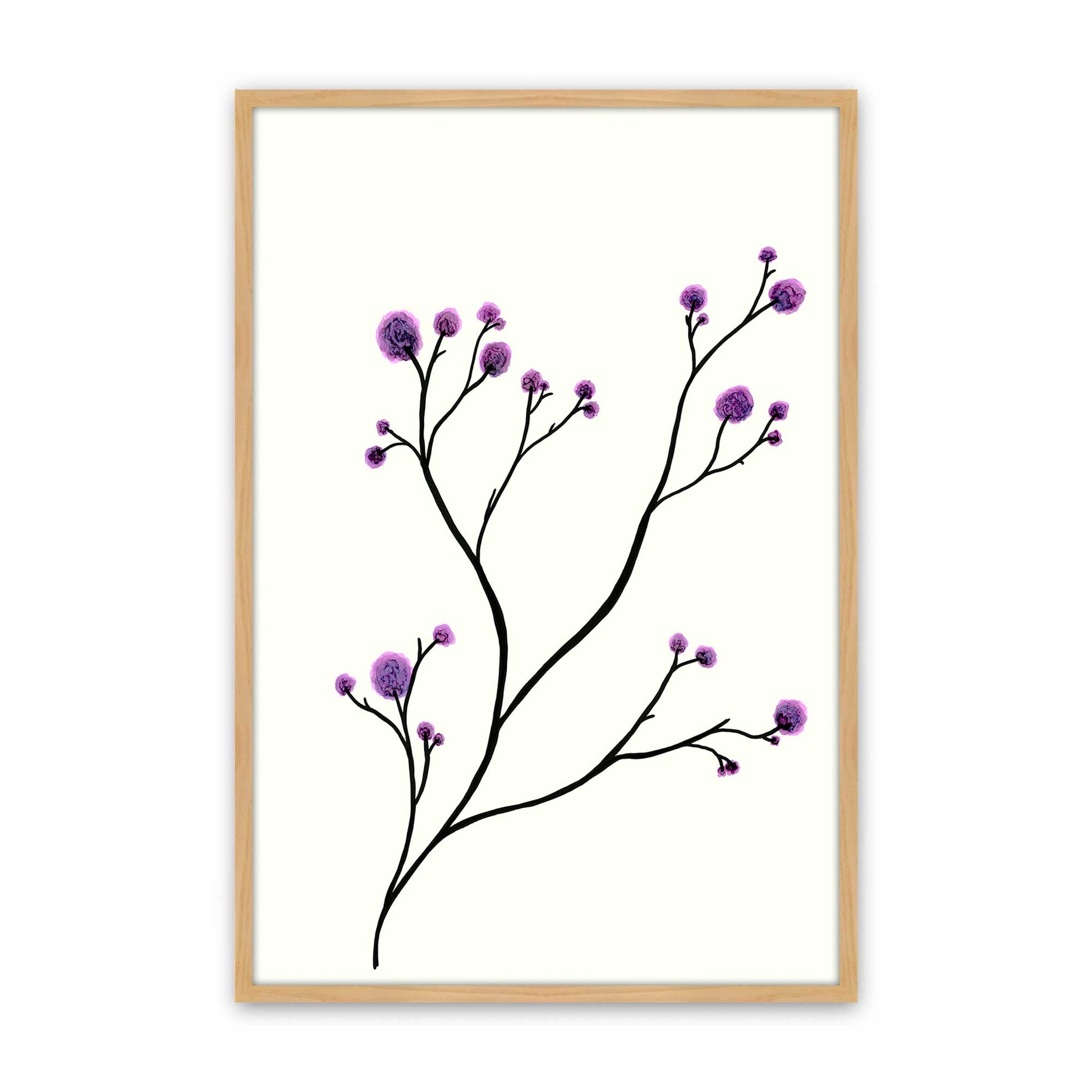 [Color:American Maple], Picture of art in a American Maple frame