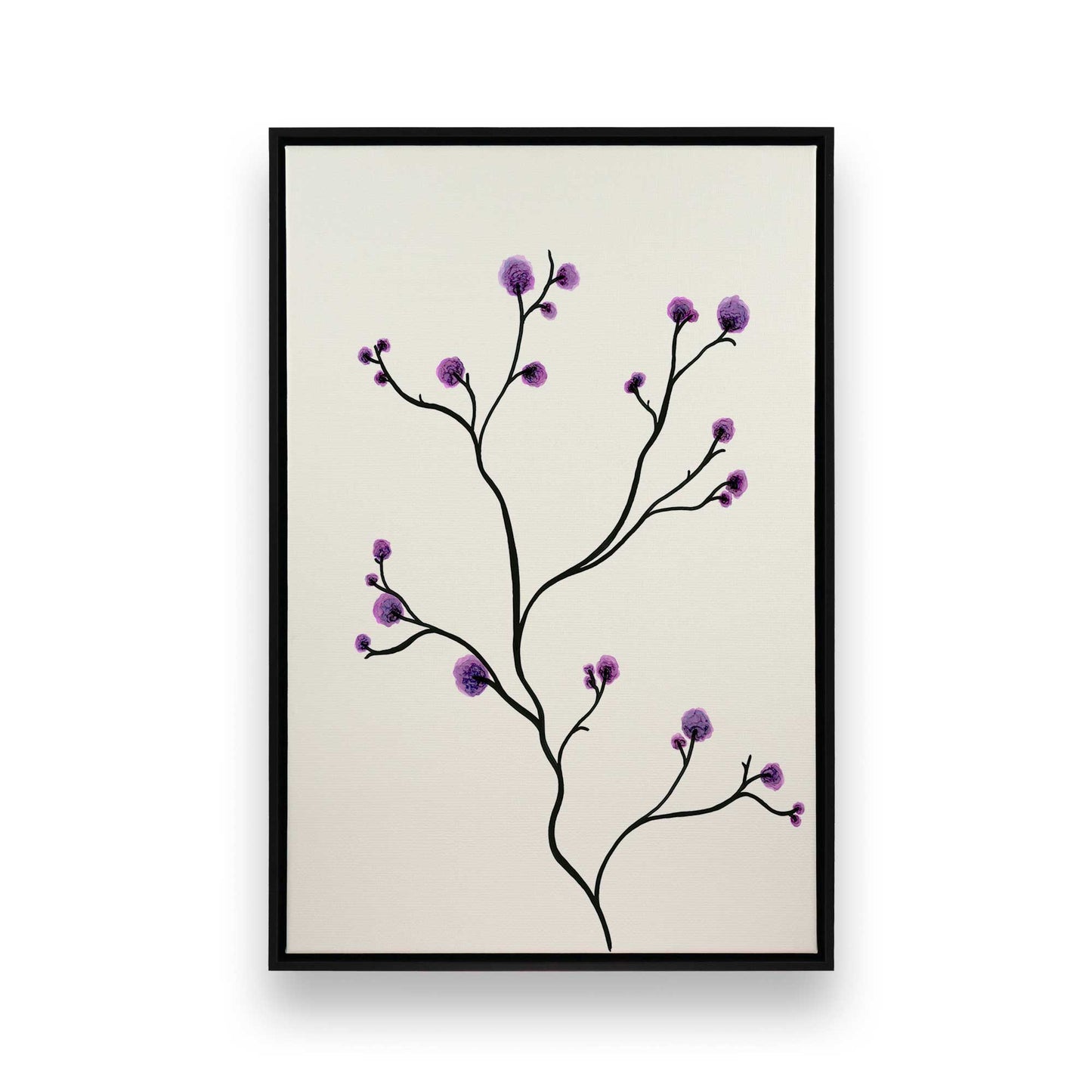 [Color:Satin Black], Picture of art in a Satin Black frame