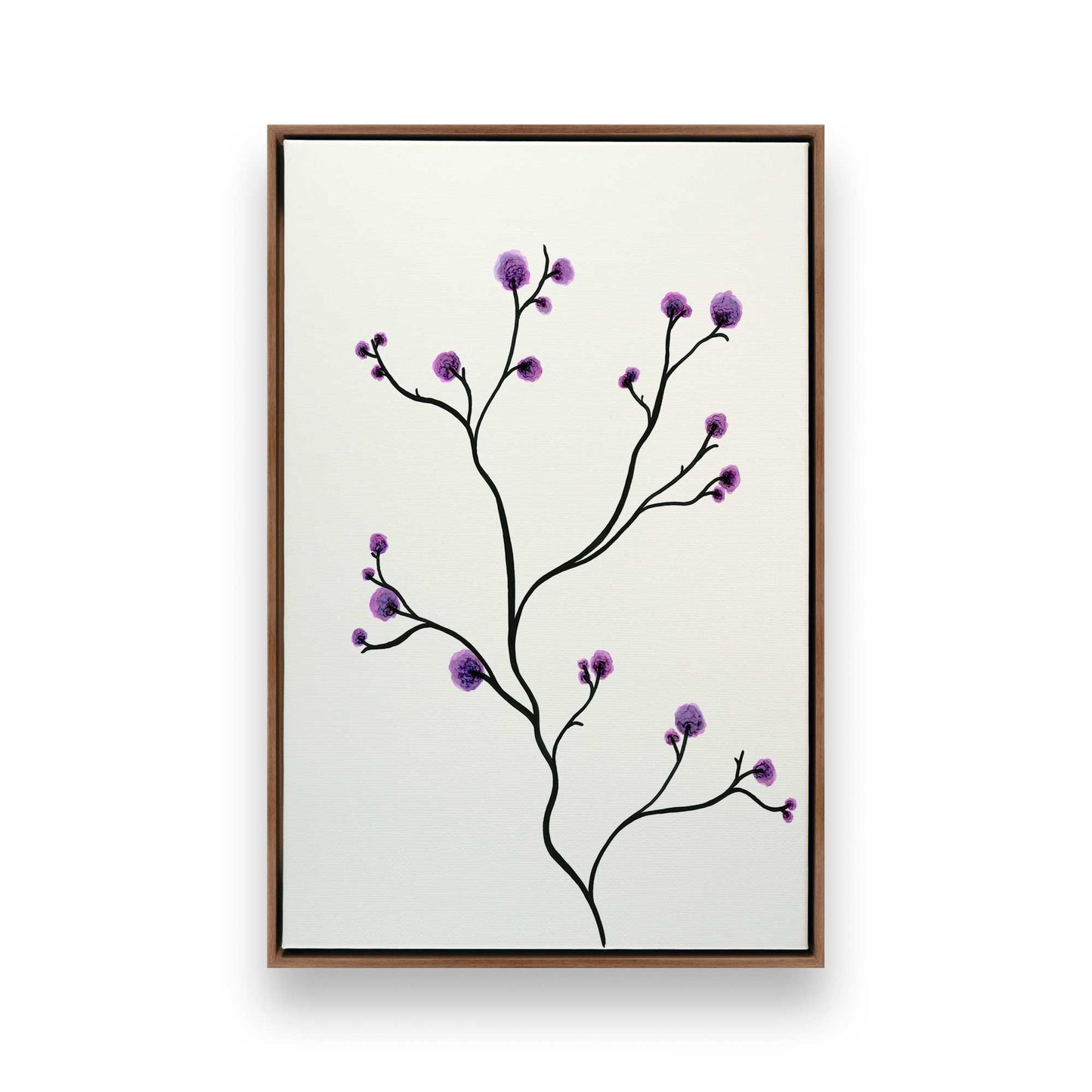 [Color:Walnut], Picture of art in a Walnut frame