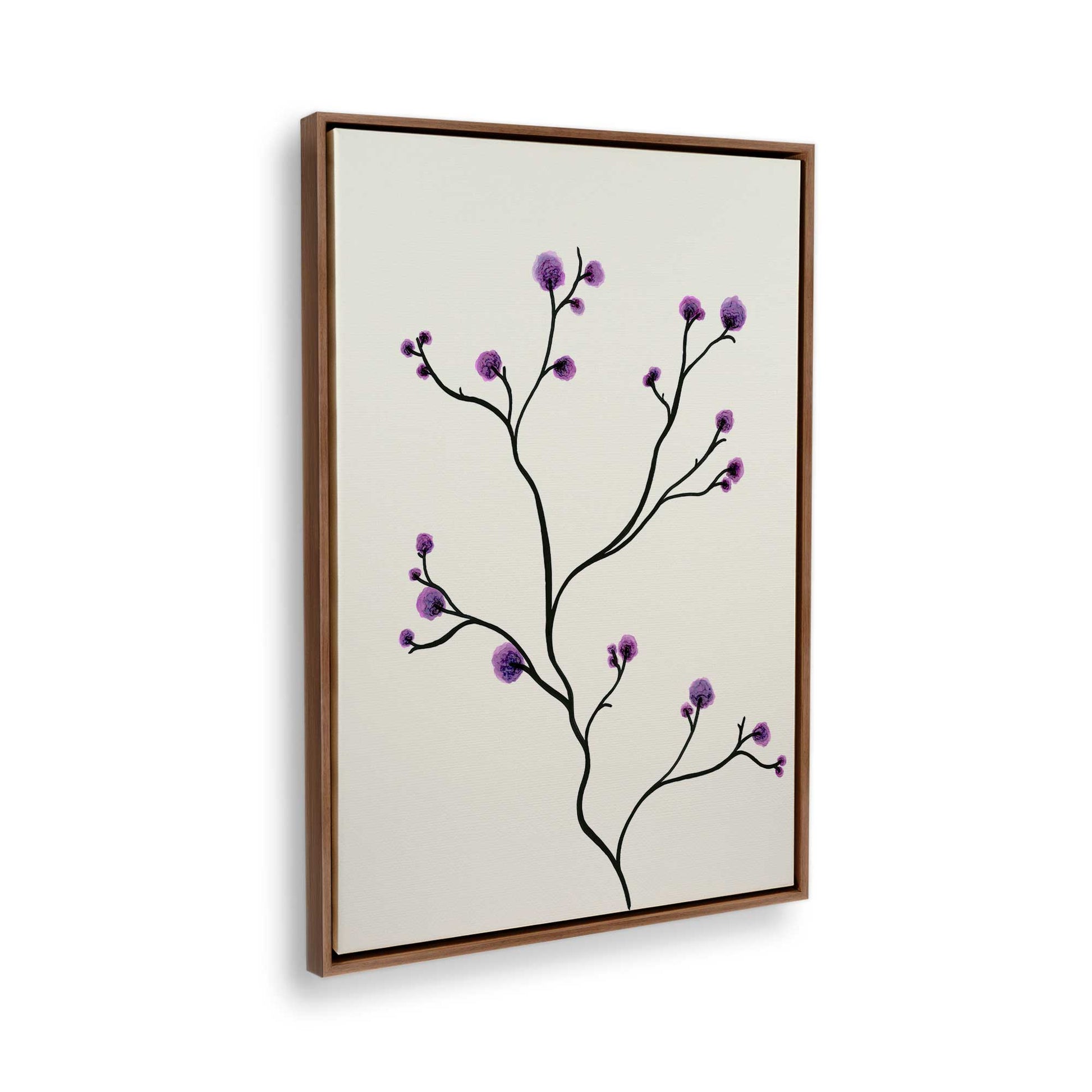 [Color:Walnut], Picture of the corner of the art