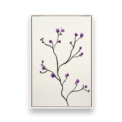 [Color:Opaque White], Picture of art in a White frame