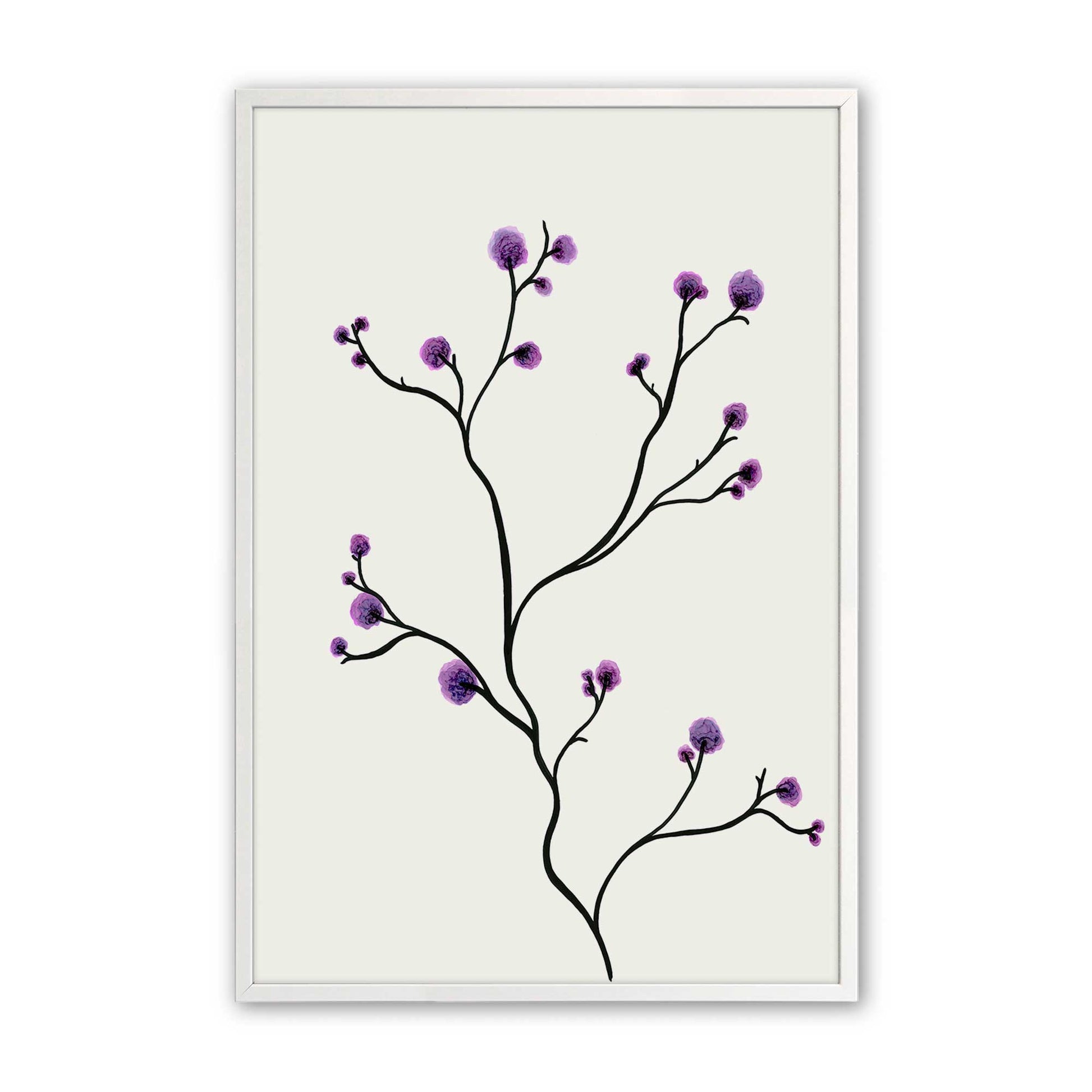 [Color:Opaque White], Picture of art in a Opaque White frame