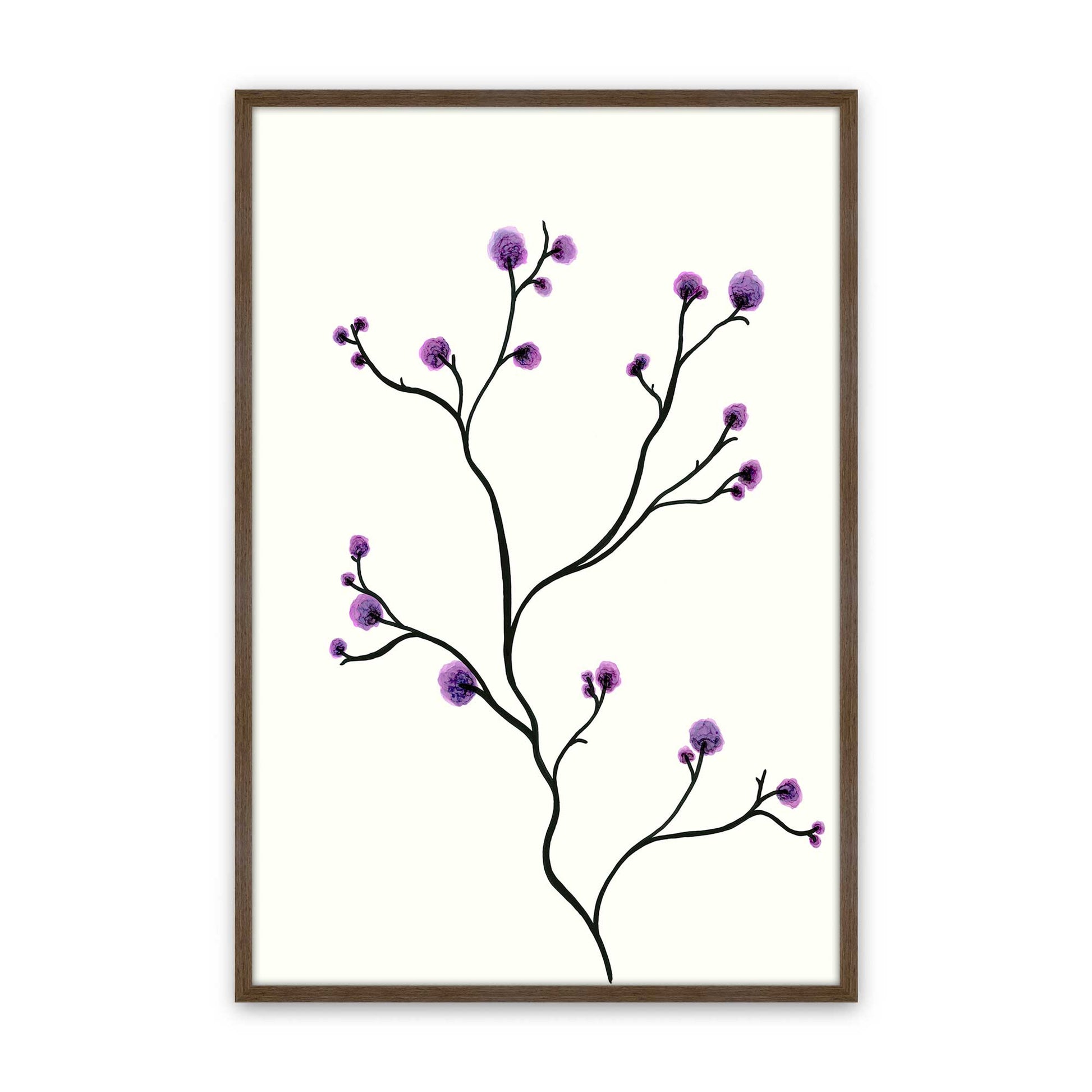 [Color:Walnut], Picture of art in a Walnut frame