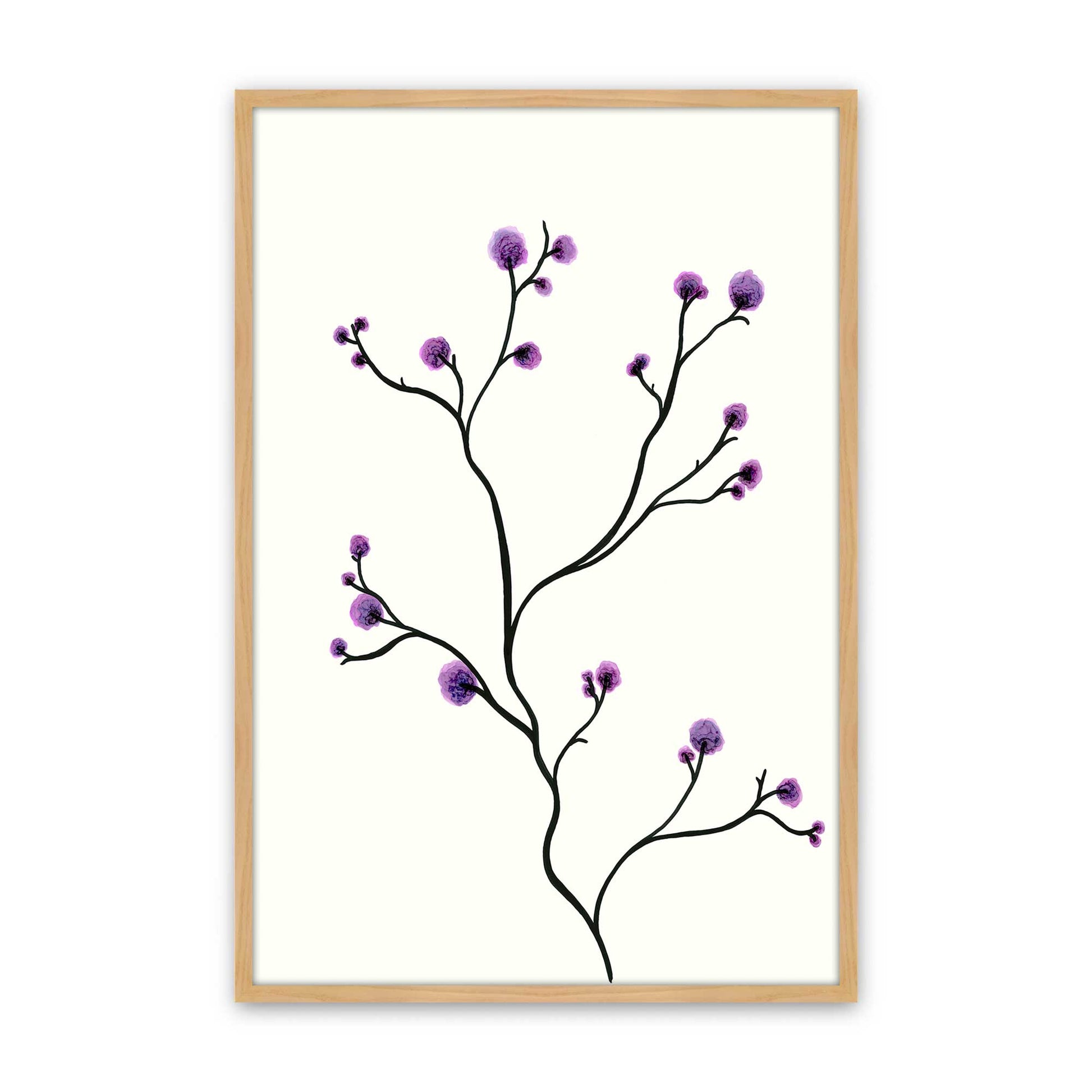 [Color:American Maple], Picture of art in a American Maple frame