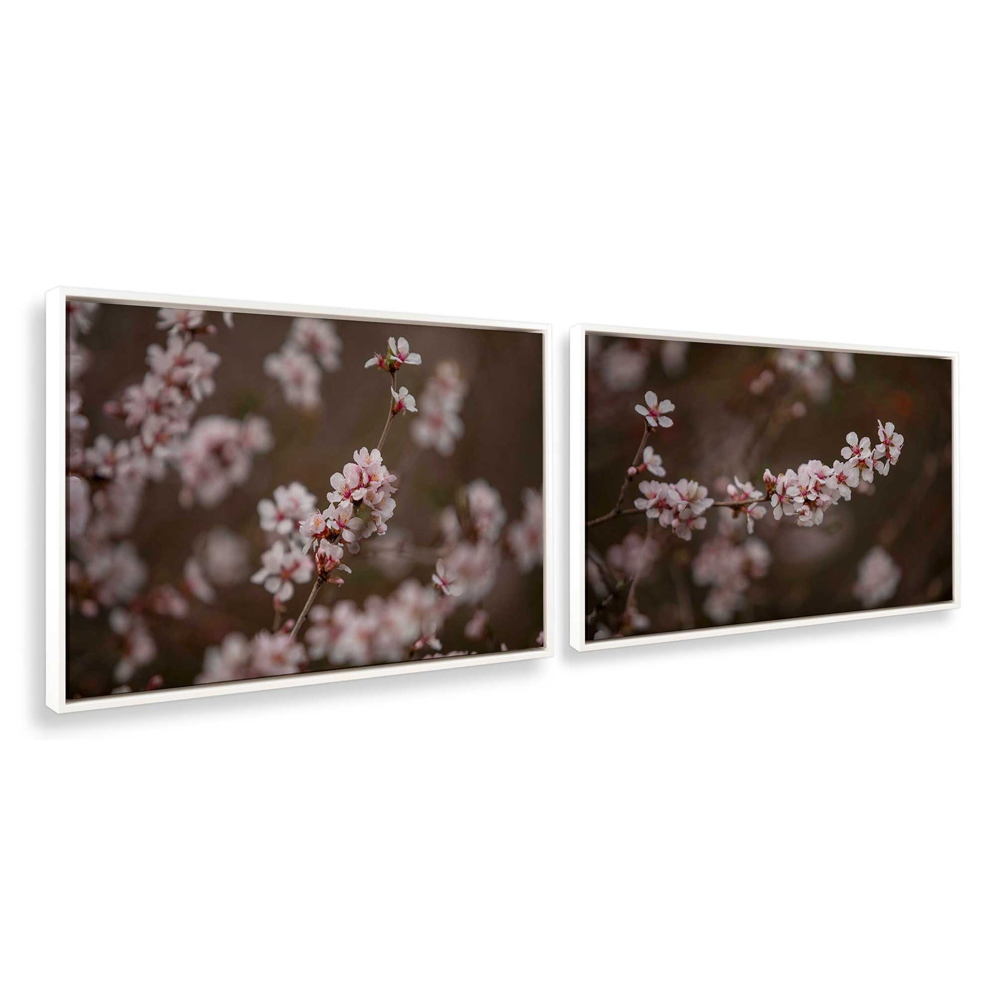 [Color:Opaque White], Picture of art in a White frame at an angle