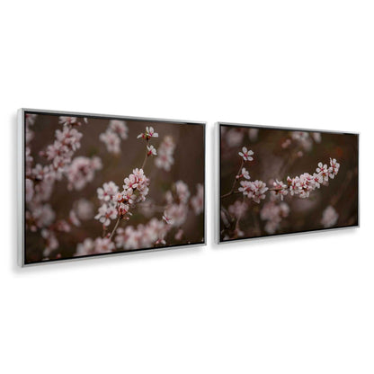 [Color:Polished Chrome], Picture of art in a Polished Chrome frame at an angle