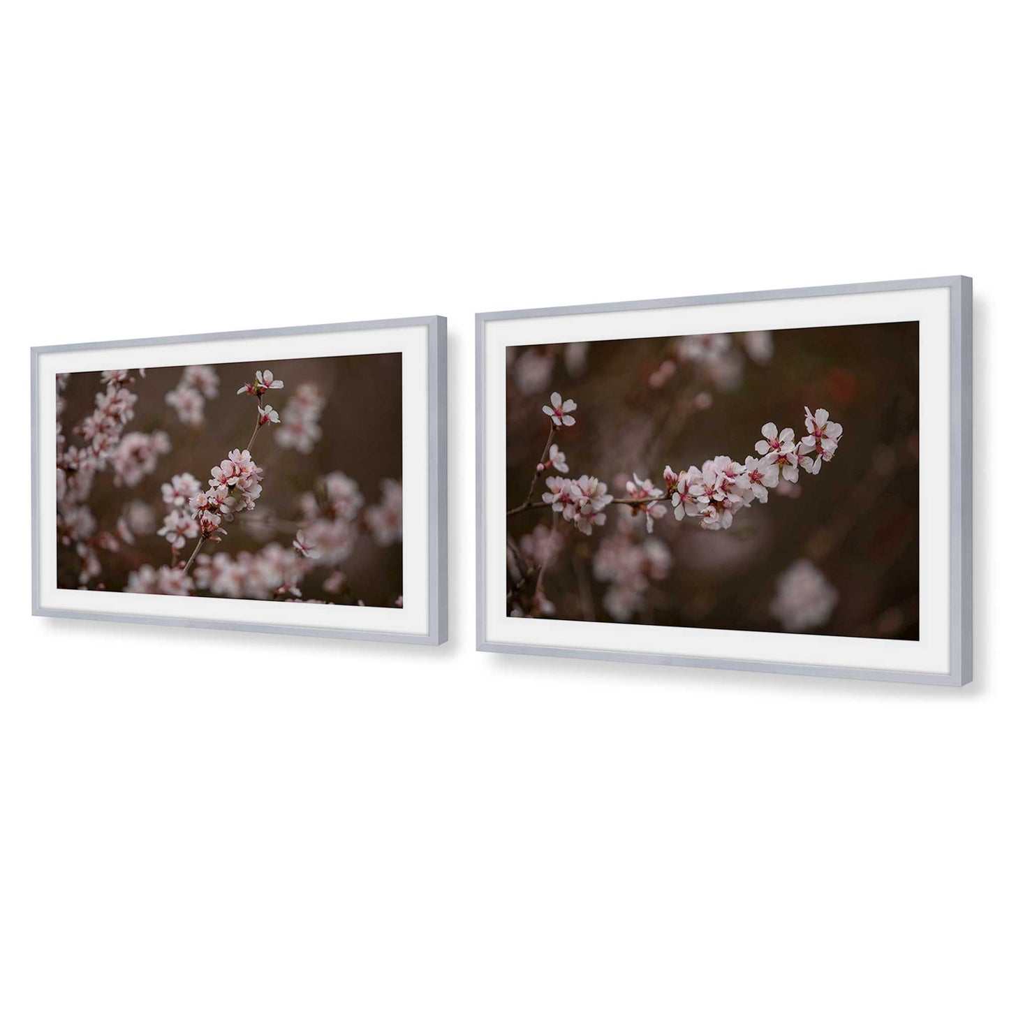 [Color:Polished Chrome], Picture of art in a Polished Chrome frame at an angle