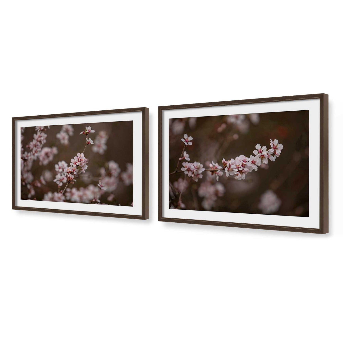 [Color:Belvinder Brown], Picture of art in a Belvinder Brown frame at an angle