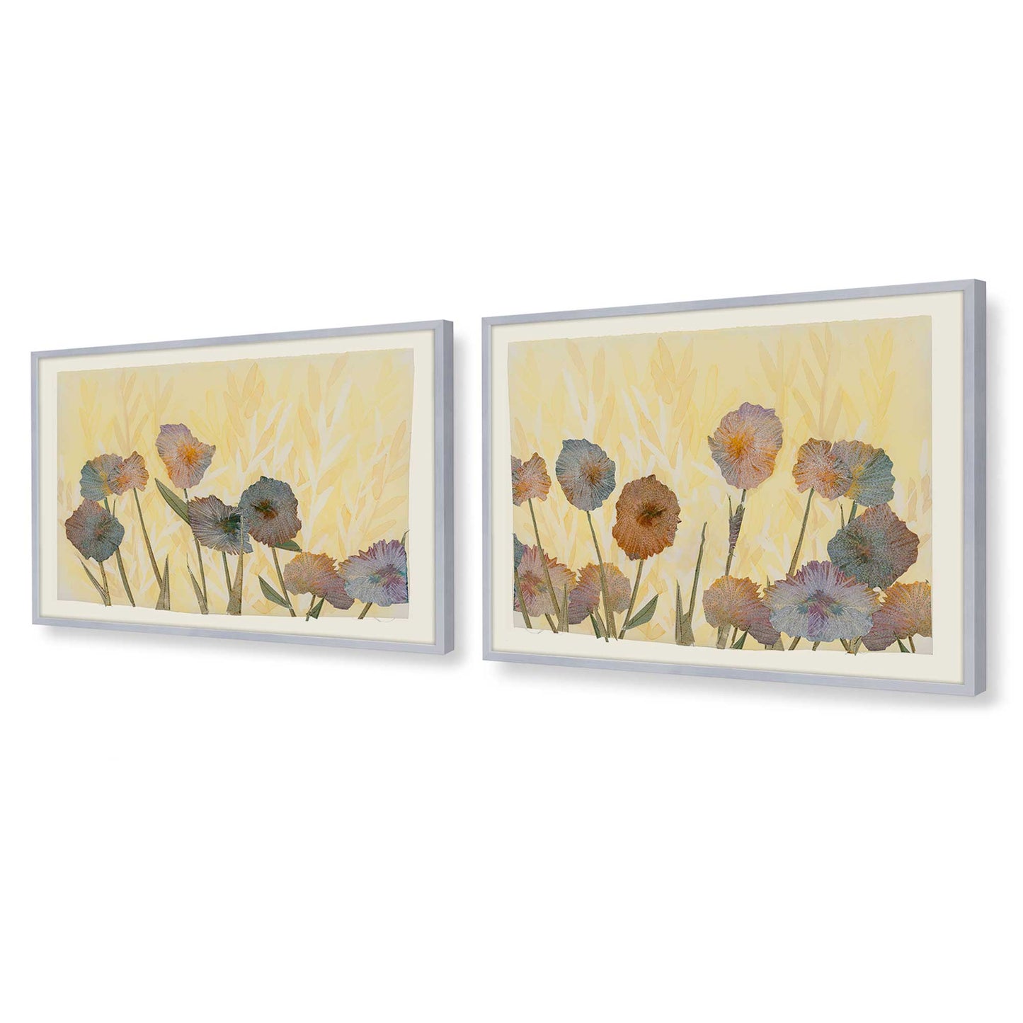 [Color:Polished Chrome], Picture of art in a Polished Chrome frame at an angle