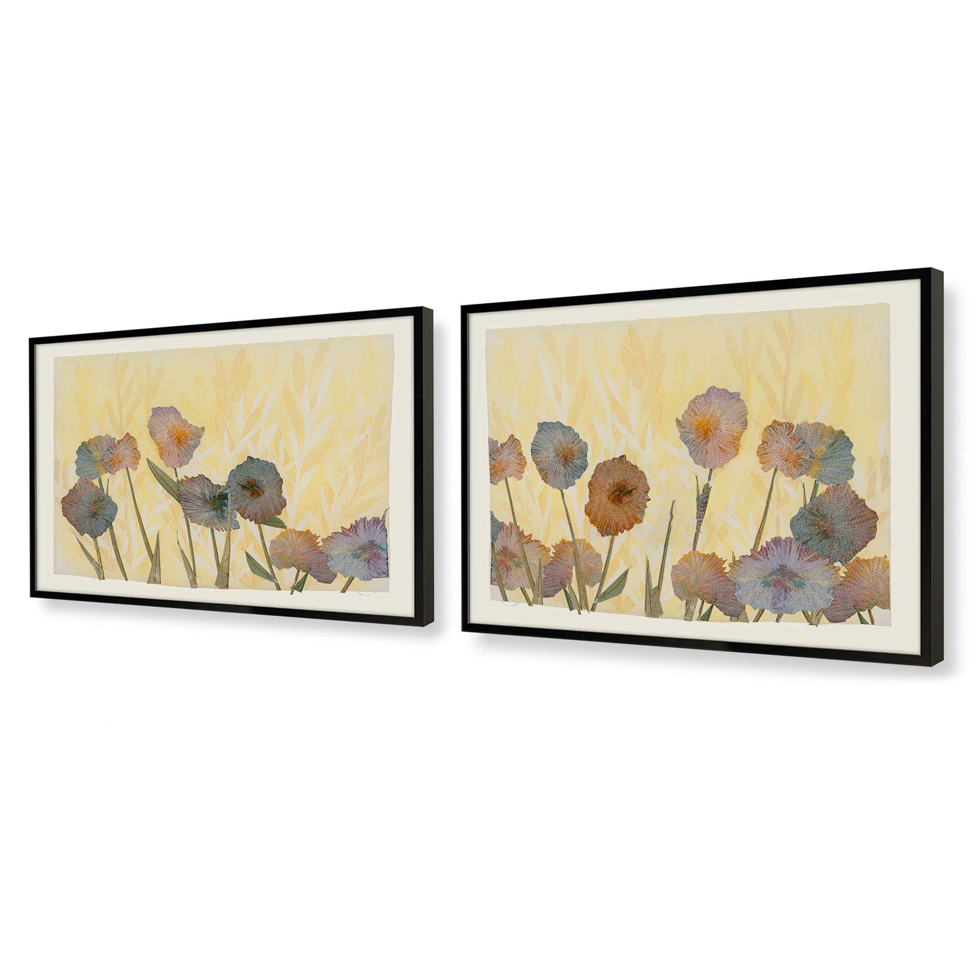 [Color:Satin Black], Picture of art in a Satin Black frame at an angle