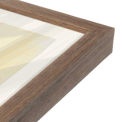 [Color:Walnut], Picture of art in a Walnut frame of the corner