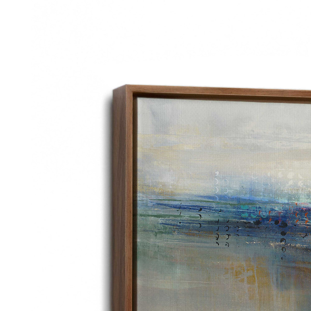 [Color:Walnut], Picture of the corner of the art