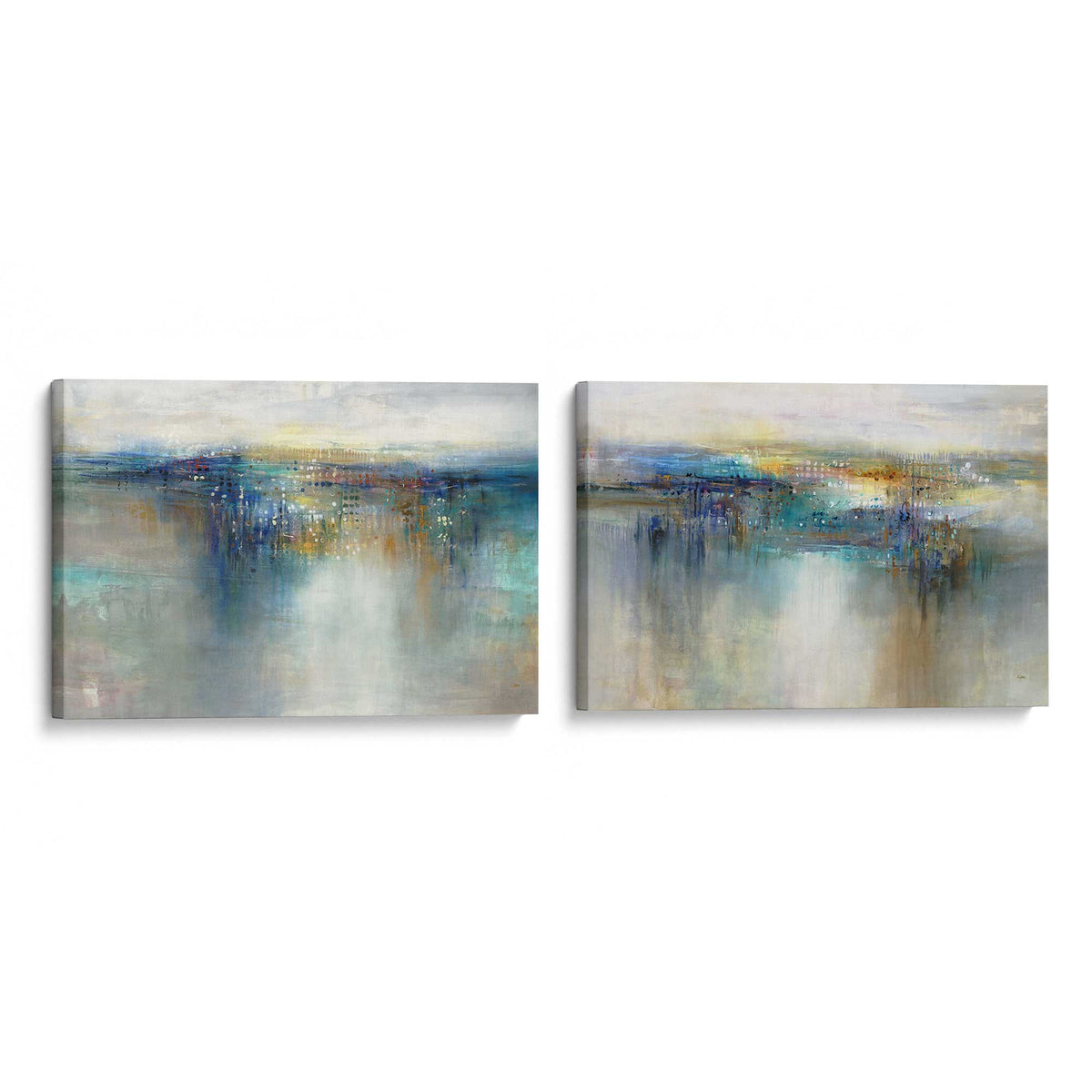 [Color:Stretched Canvas], Picture of art at an angle
