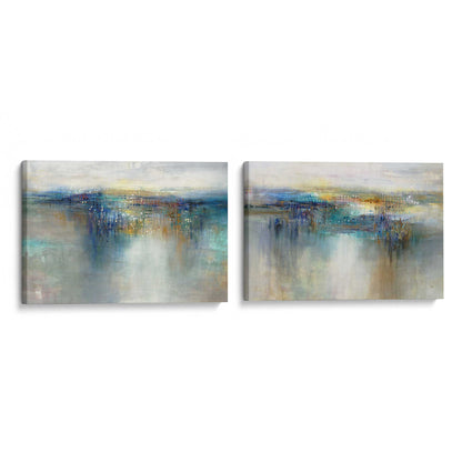 [Color:Stretched Canvas], Picture of art at an angle
