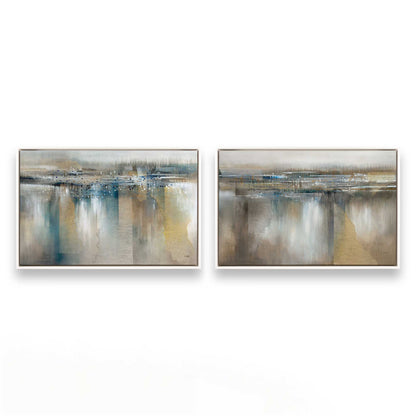[Color:Opaque White], Picture of art in a White frame