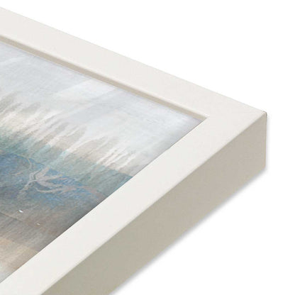 [Color:Opaque White], Picture of art in a Opaque White frame of the corner