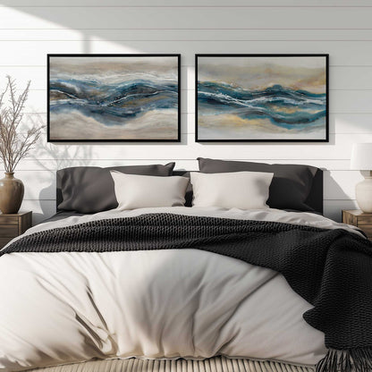 [Color:Satin Black], Picture of art in a Satin Black frame
