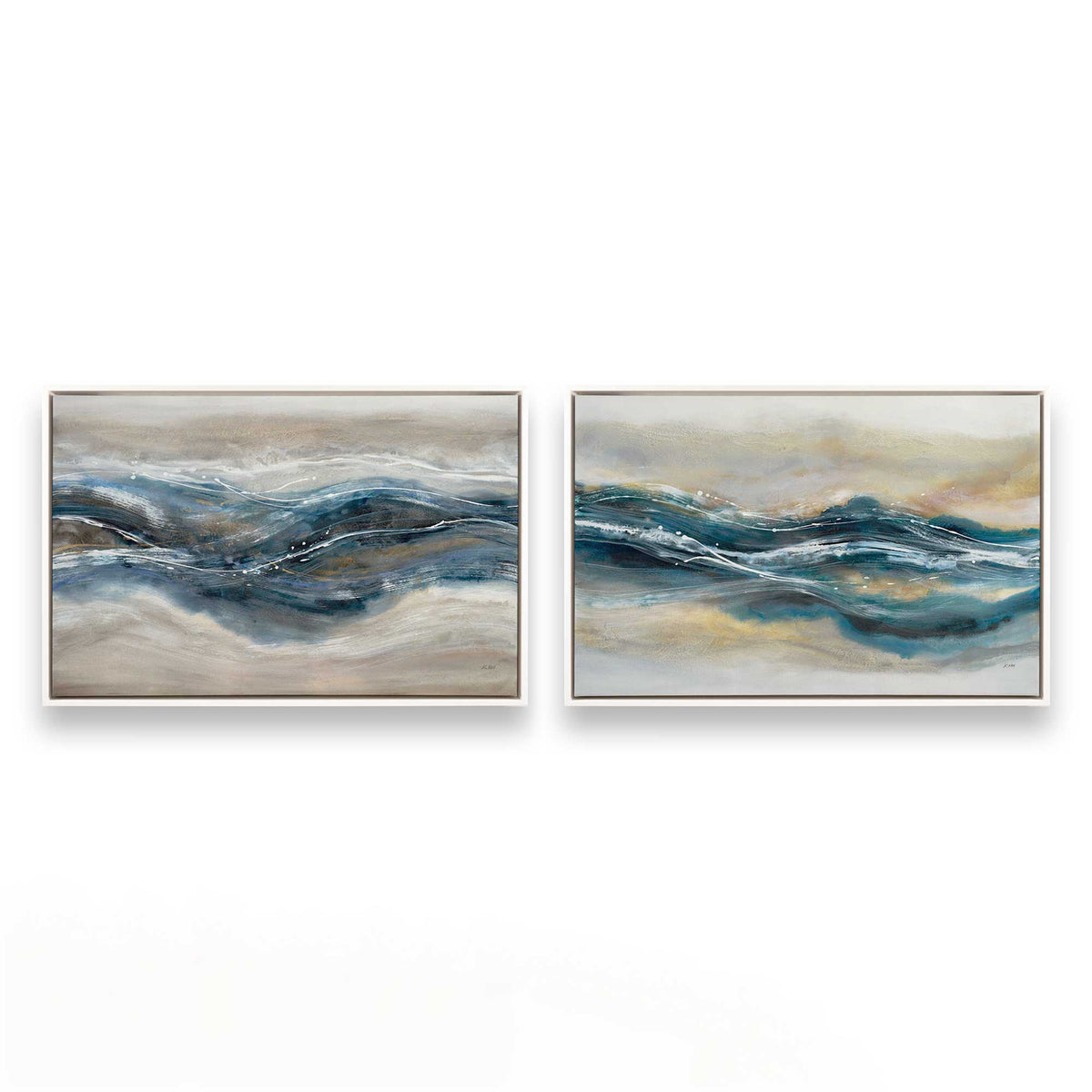 [Color:Opaque White], Picture of art in a White frame
