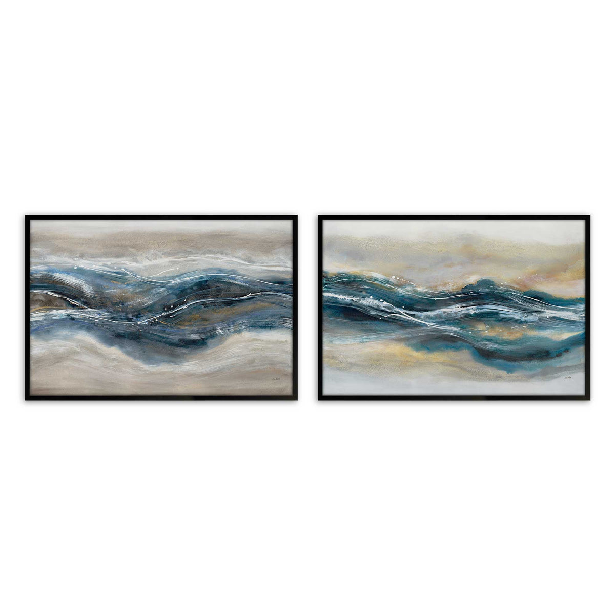 [Color:Satin Black], Picture of art in a Satin Black frame