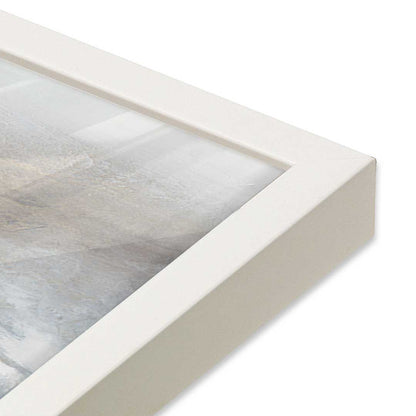 [Color:Opaque White], Picture of art in a Opaque White frame of the corner