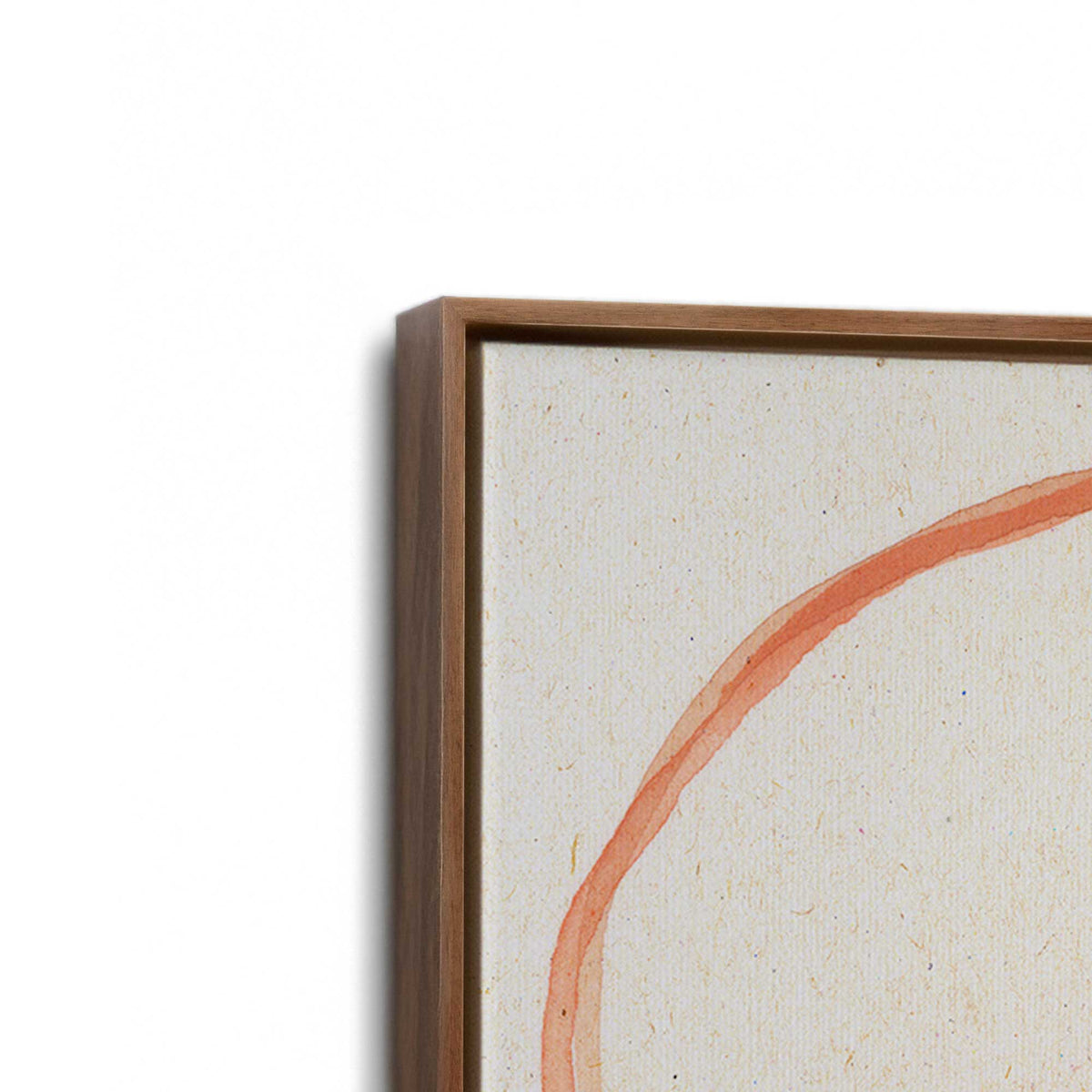 [Color:Walnut], Picture of the corner of the art