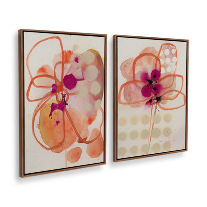 [Color:Walnut], Picture of art in a Walnut frame at an angle
